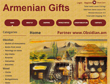 Tablet Screenshot of gift-armenia.com